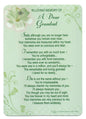 In Loving Memory Of A Dear Grandad. Graveside Memory Card. Memory Card