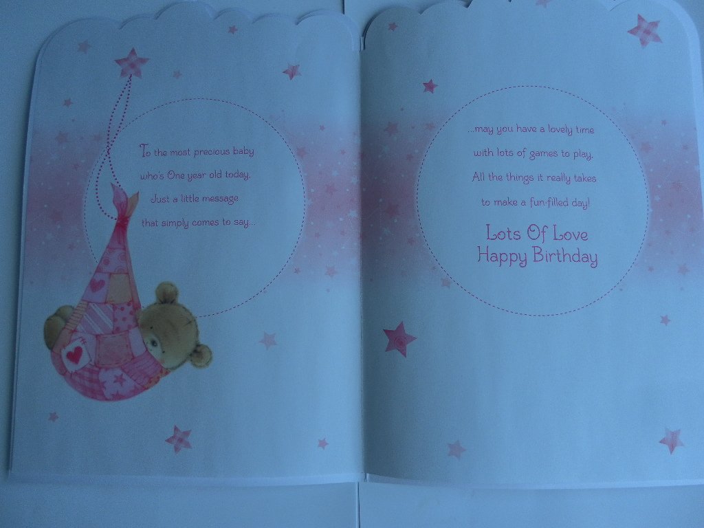 Oli Bear A Special Granddaughter on your 1st Birthday - at Alexander's