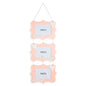 CLUB GREEN PINK WOODEN P/FRAME LIVE-LAUGH-LOVE H.63X27CM, Wood, 27.5 x 20.5 x 3 cm