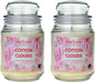 2X Starlytes 510g Large Glass Jar Candle (125hr Burn Time) - Cotton Clouds