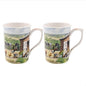 The Leonardo Collection LP94754 Macneil Farmhouse Mugs (Set of 2), Fine China, Boxed