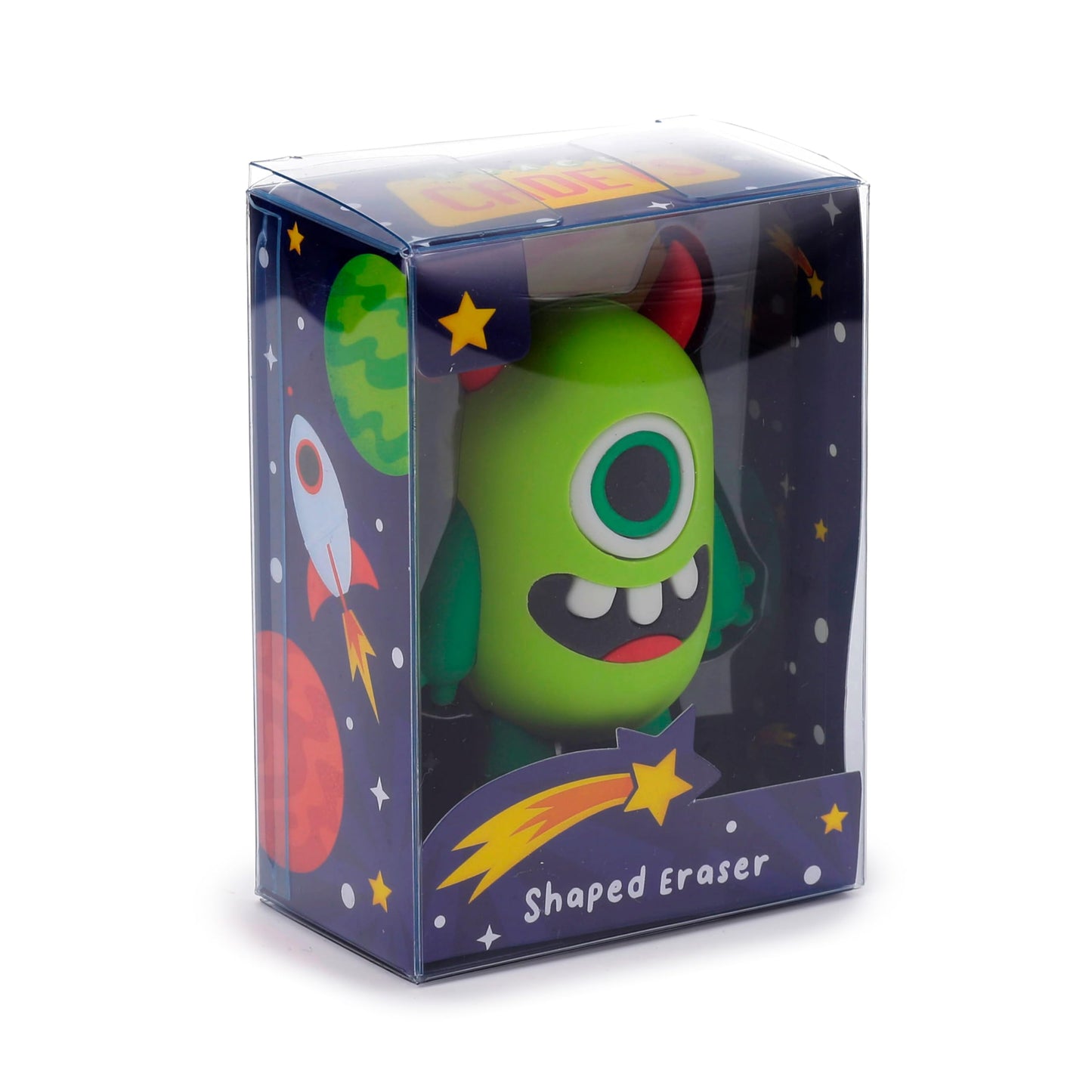 Puckator Space Cadet Eraser in a Mini Box - Rubber Erasers Stationery Set - Party Bag Fillers for Girls and Boys - Erasers Multipack - Pencil Rubbers - Cool Kids School Rubbers Starting School Gifts