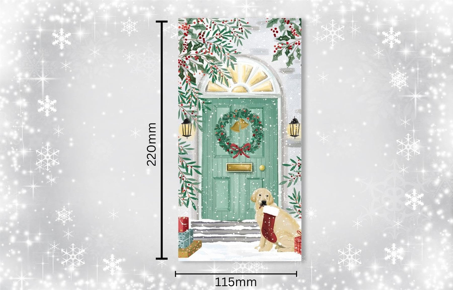 Tom Smith Boxed Christmas Cards Pack - 15 Luxury Xmas Cards with Envelopes and Seals - Recycled Eco Friendly Christmas Card Set