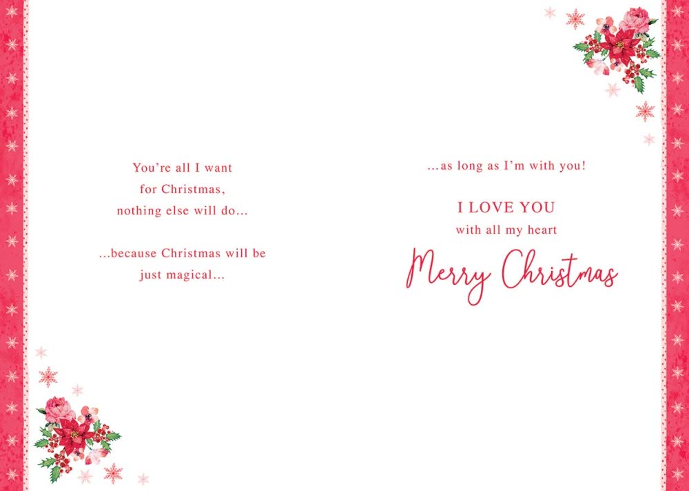 Christmas Single Boxed Card Wife - 10 x 7 inches - Regal Publishing