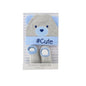 Boys Hat And Socks Set 0-6 Months Grey/Blue