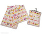 Baby     blanket  Girl Safari Print: 75 x 100 cm