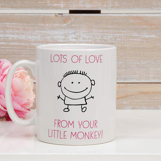 Ceramic Mug 'World's Best Mummy from Your Little Monkey' Mother's Day Gift