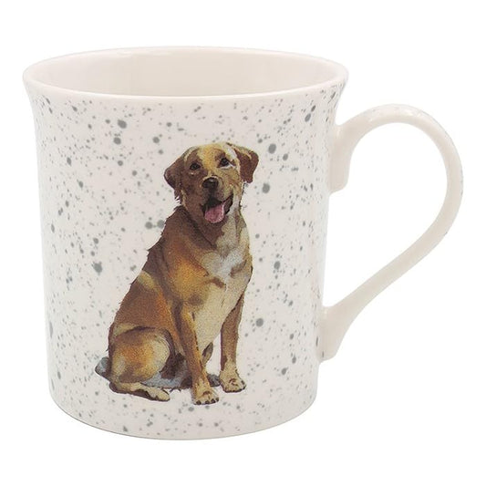 Lesser & Pavey British Designed Coffee Mug | Ceramic Coffee Mugs for Home or Work | Large Mugs for Hot Drinks | Golden Labrador Tea and Coffee Cups - Sarah Boddy