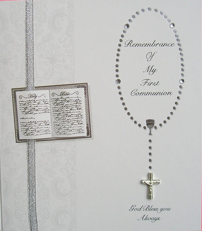 First Holy Communion Keepsake Parchment Card