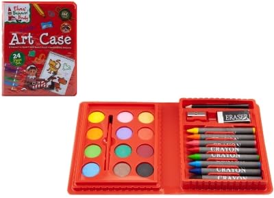 Elf Design Multicolor Art Case (1 Set) - Premium Quality & Vibrant Colors, Perfect for Artists, Kids, Crafting Enthusiasts, Party Favor, & Gift