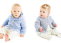 King Cole Knitting Pattern 5717 Baby's Coats Cardigans in Big Value DK Twist, Mixed