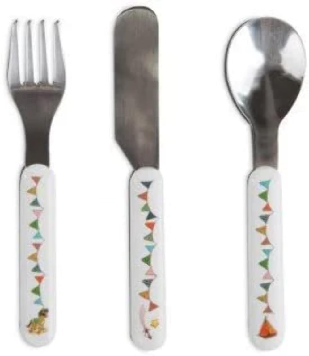 Belle & Boo Ellis Cutlery Set, 3 piece boys first cutlery set