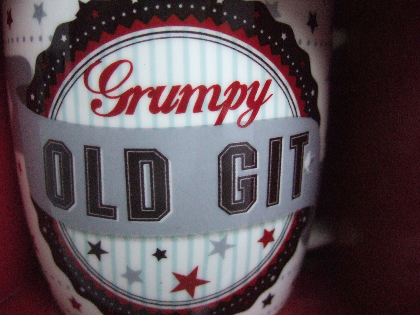 "Grumpy Old Git" Funny / Cheeky Vintage Style Mug