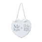 sweet home mr right & mrs always right hear plaque