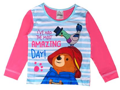 Paddington Bear Girls Pyjamas, Multicoloured, Age 18 Months - 5 Years