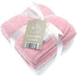 Elli & Raff 2 Pack Baby Hooded Towels- pink  white