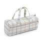 Hobby Gift 'Derwent Check Maize' Knitting Bag 15 x 45 x 17cm (d/w/h)