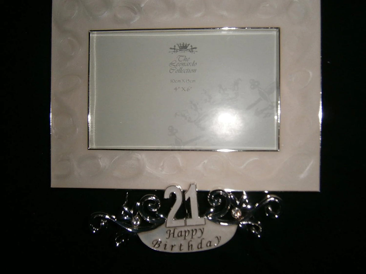 The Leonardo Collection 18 th happy birthday photo frame 4"x6"