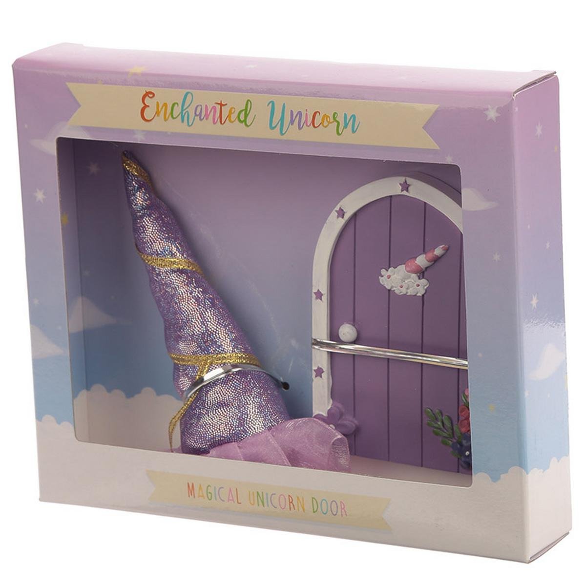 Pukinator Cute Collectable Unicorn Gift - Magical Unicorn Door & Horn