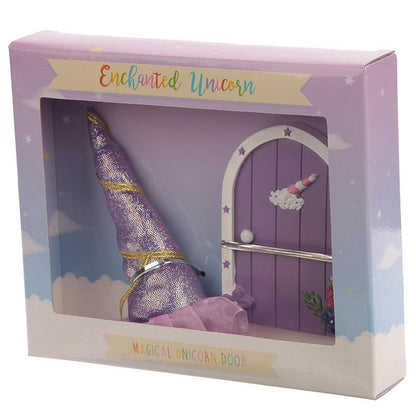 Pukinator Cute Collectable Unicorn Gift - Magical Unicorn Door & Horn