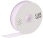 CLUB GREEN ORG.SAT/EDGE RIB 23MMX25M LILAC/SILVER, Fabric, 11 x 11 x 3.08 cm