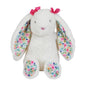 Eurowrap Floral Plush Soft Toy Gift, Cute Cuddly Teddy Bear or Bunny with Flower Print Details for Mother’s Day Birthdays and Special Occasions
