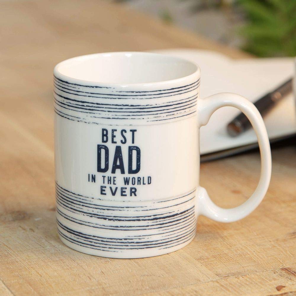 widdop Fathers Day Gift Best Dad in The World Ever Stoneware Mug by Celebrations