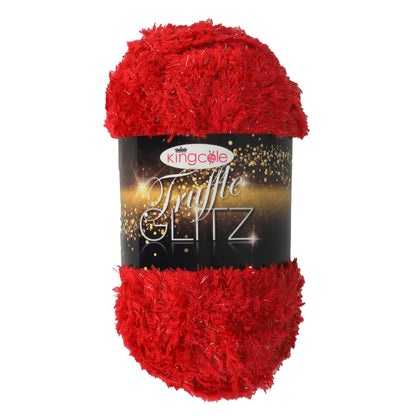 King Cole Truffle Glitz Yarn Super Soft Faux Fur Effect Stylish Fashion Wool 100g Ball