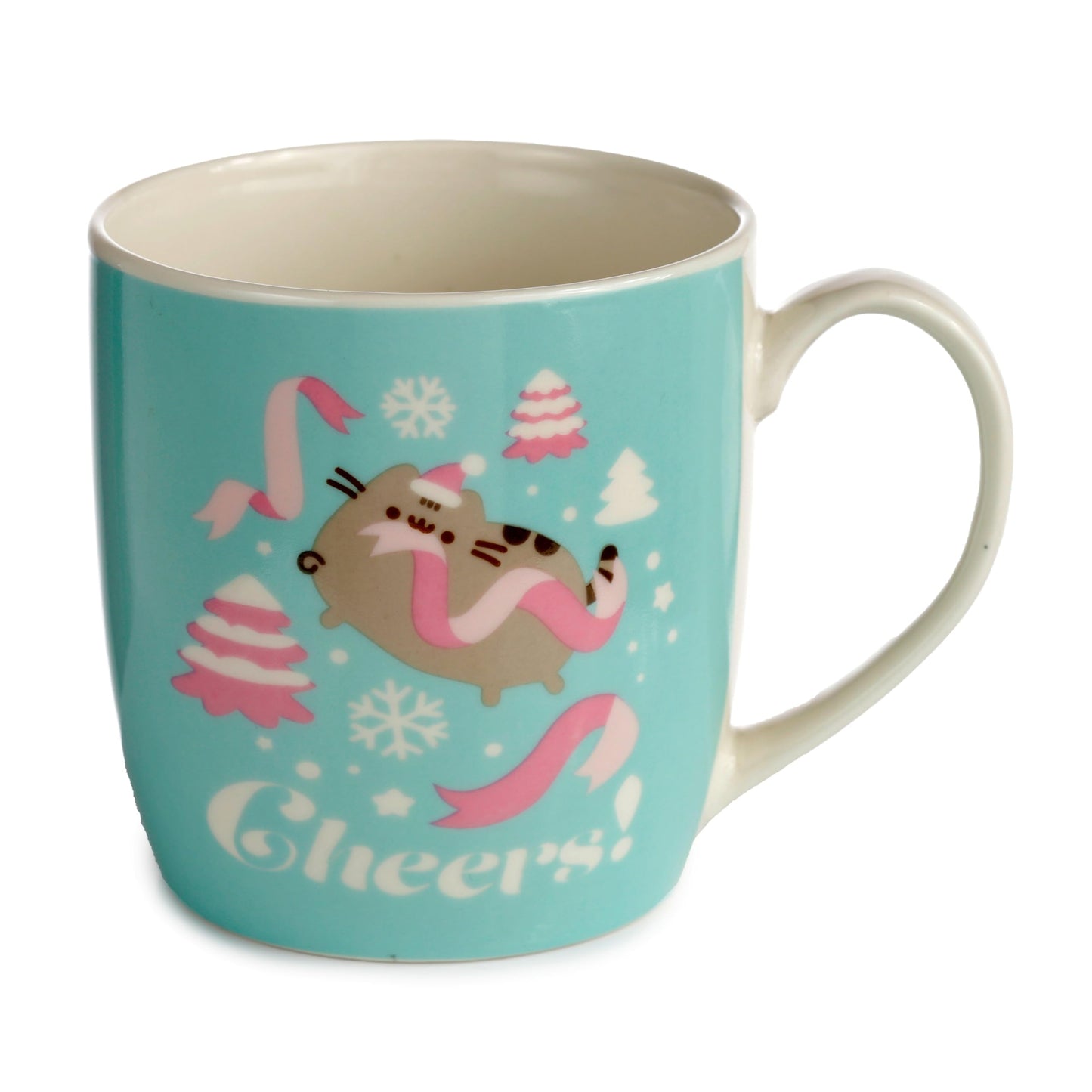 Puckator Christmas Pusheen the Cat Porcelain Tea Coffee Mug - Funny Home Accessories - Cute Gifts for Girlfriend - Large Mugs for Men Women Hot Drinks - Cute Cups Presents - Secret Santa Gift Cup Set