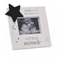 Bambino little miracle' Scan Sonogram Countdown Photo Frame '... weeks until we meet"