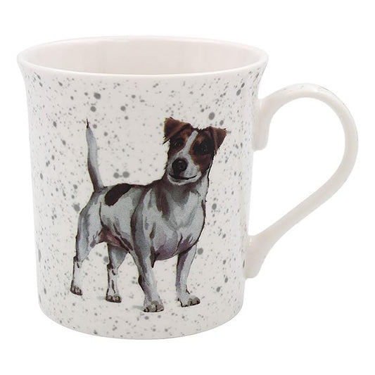 Lesser & Pavey British Designed Coffee Mug | Ceramic Coffee Mugs for Home or Work | Large Mugs for Hot Drinks | Jack Russell Tea and Coffee Cups - Sarah Boddy
