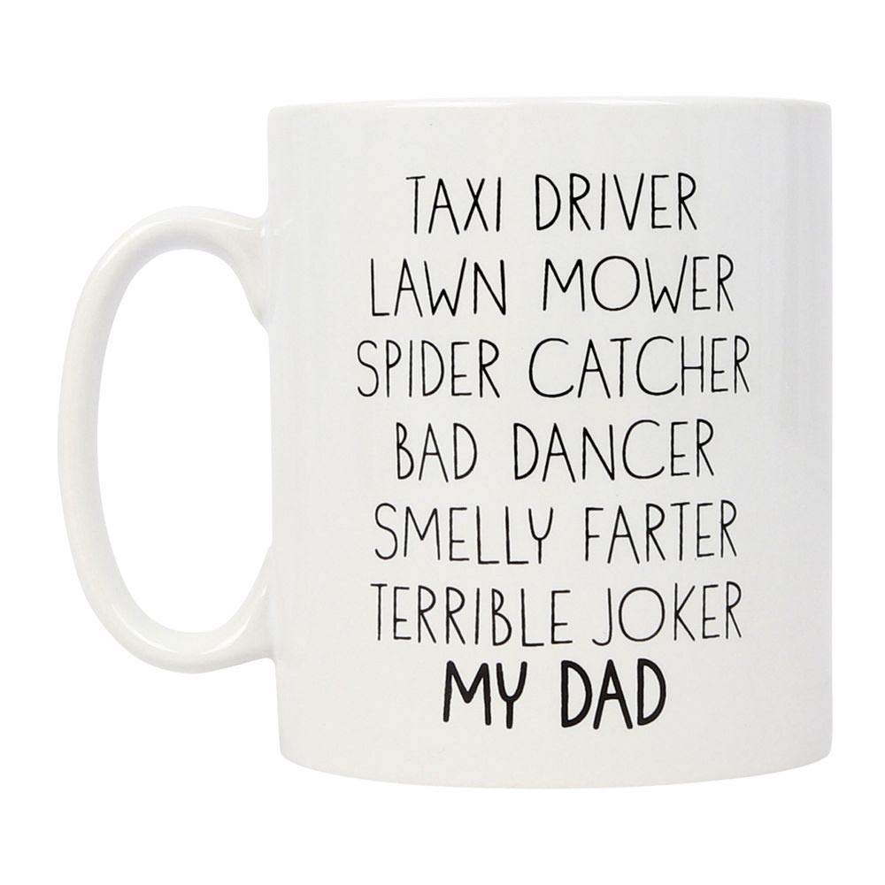 Most Amazing Dads List Of Jobs White Ceramic Mug 9cm