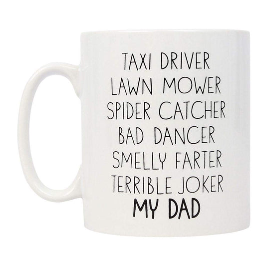 Most Amazing Dads List Of Jobs White Ceramic Mug 9cm