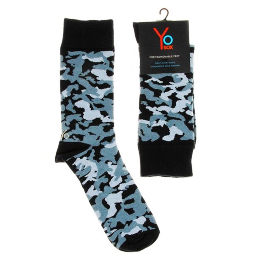 yo sox mens crew camouflage