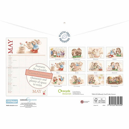 Carousel Worldwide, Country Companions 2026 A4 Wall Calendar Planner