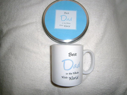 dad Mug in a tin Gift Best DAD in THE Whole Wide World