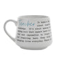 Widdop Teacher Message Stoneware Mug