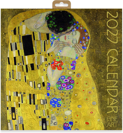 Fine Art 2027 Square Wall Calendar | Classic Art Monthly Planner with Masterpieces by by Klimt, Van Gogh, Monet, Turner & More