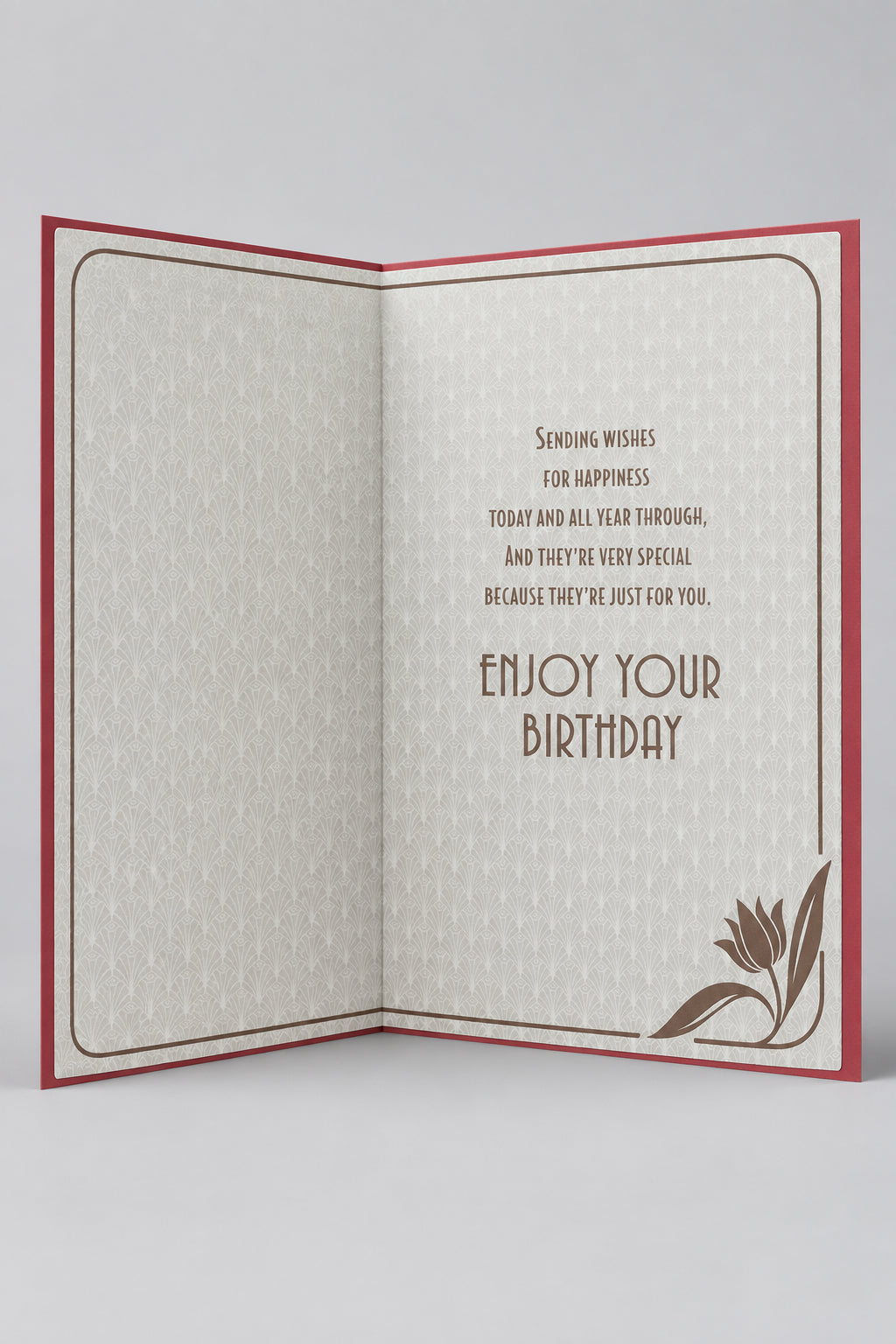 Art Deco Sister in Law birthday card