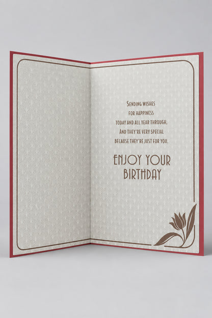 Art Deco Sister in Law birthday card