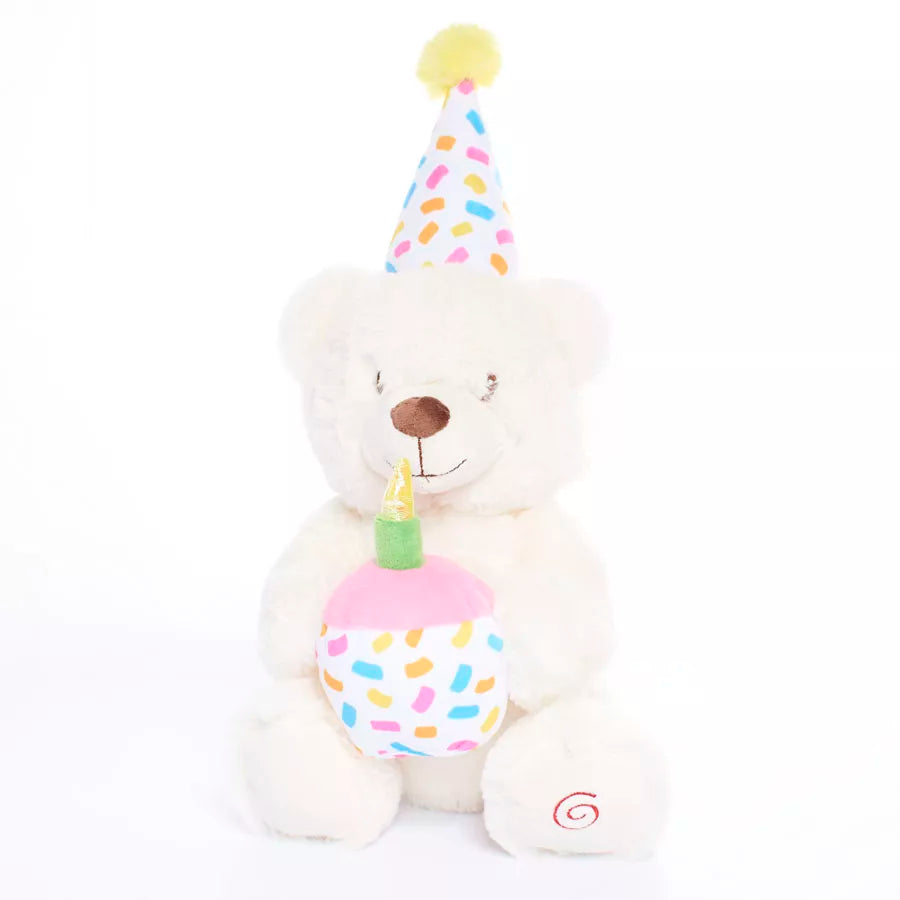 Birthday Bear White    PLUSH BEAR
