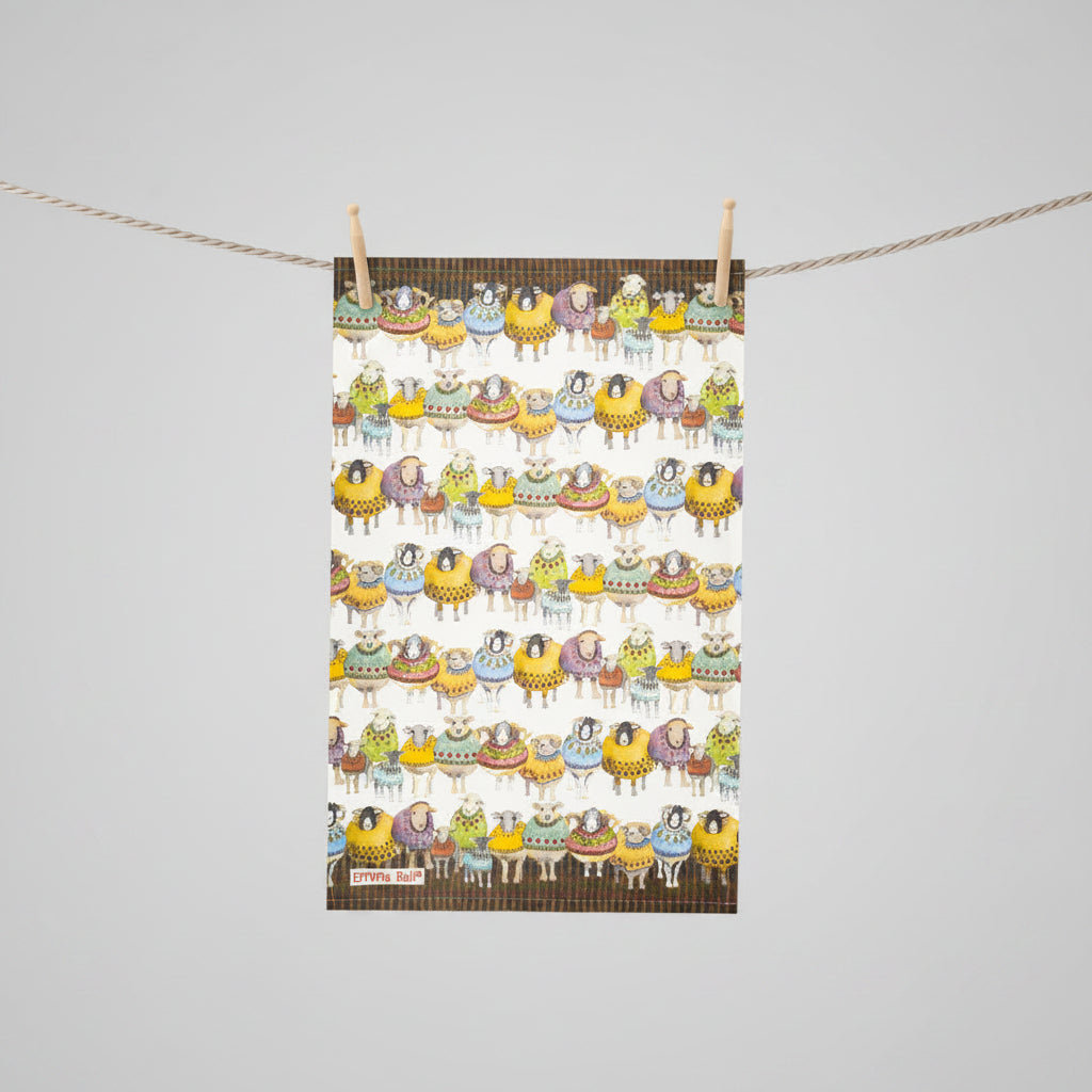 Sheep in Sweaters II Tea Towels  cf101