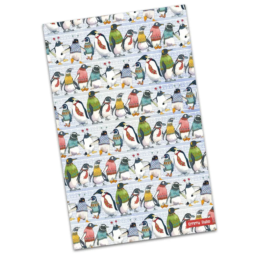 Penguins in Pullovers Tea Towel     CF68