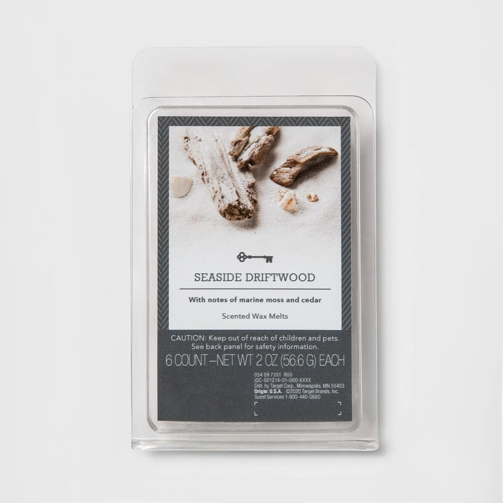 seaside  driftwod   Wax Melts - 6 Count - Net WT 2 oz