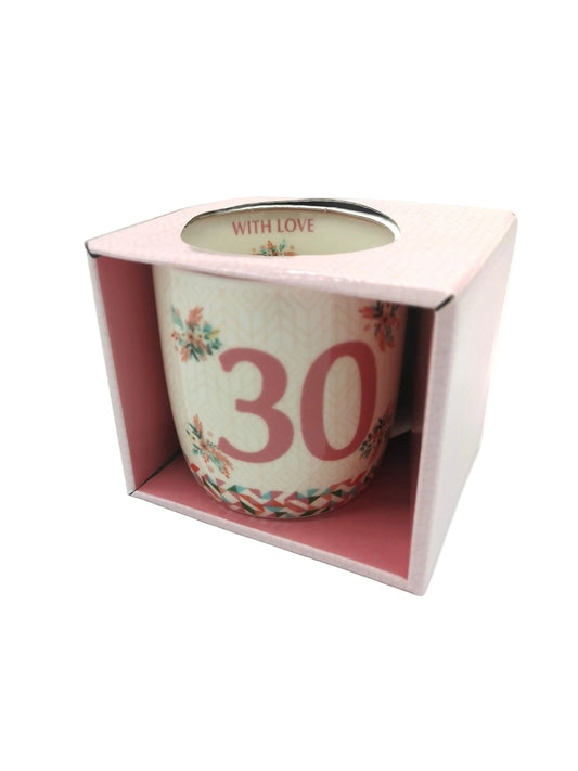 30th   Birthday mug Gift Boxed with love   design