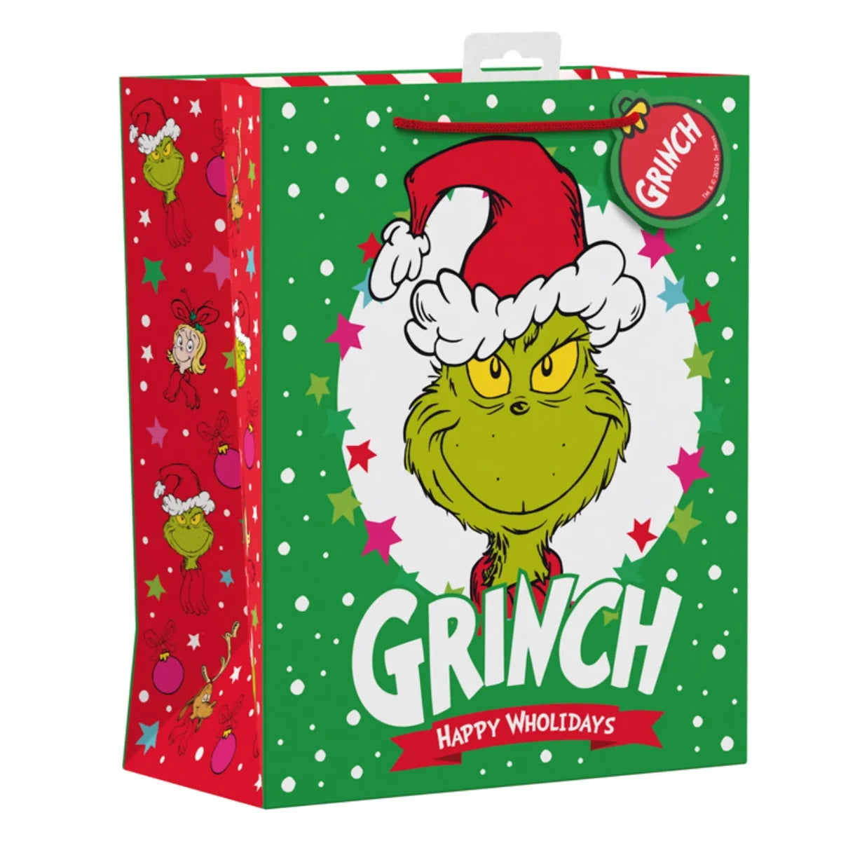 christmas   Grinch Large Gift Bag