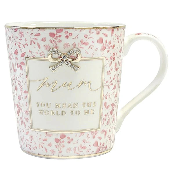 Madelaine by Hearts Design Mum You Mean The World to Me Fine China Mug