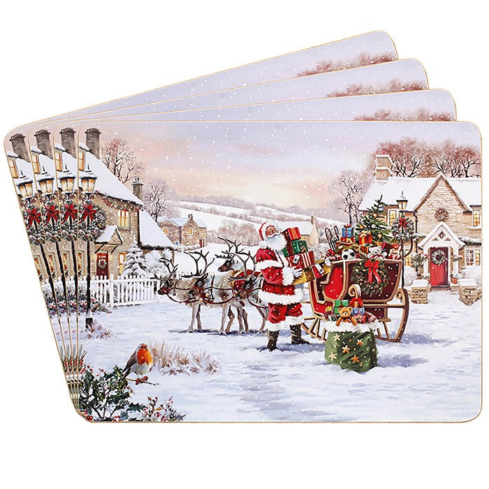 Macneil Santa Placemats Set of 4