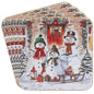 Macneil Snowmen Coaster Set of 4