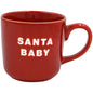 Xmas Mug Santa Baby Red